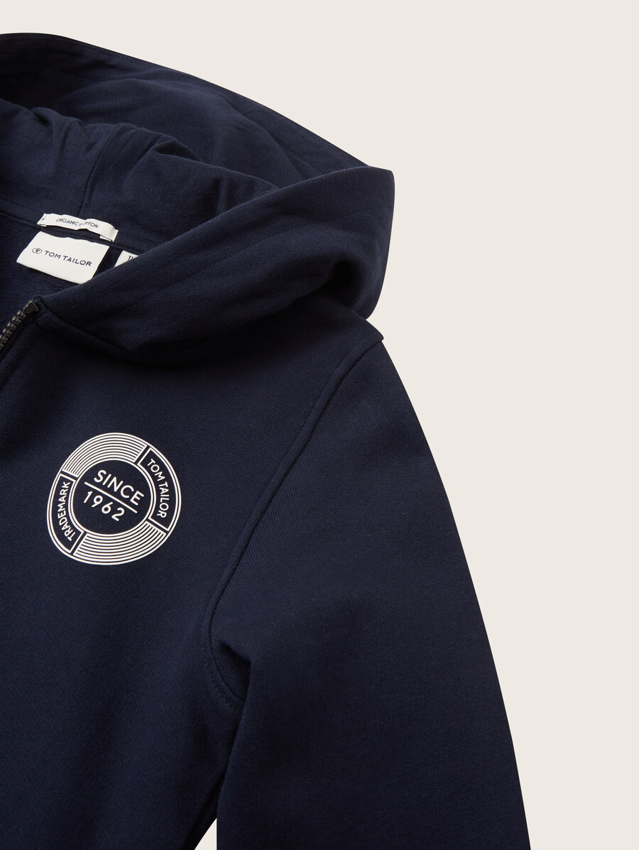 chaqueta sudadera estampada