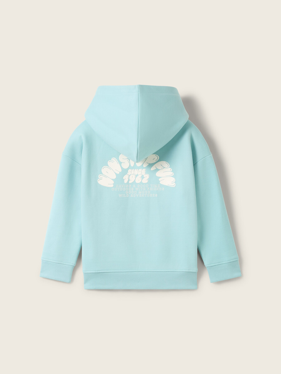 sudadera con capucha de gran tamaño con algodón orgánico