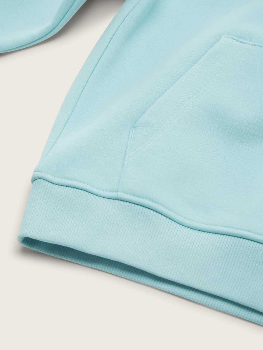 sudadera con capucha de gran tamaño con algodón orgánico