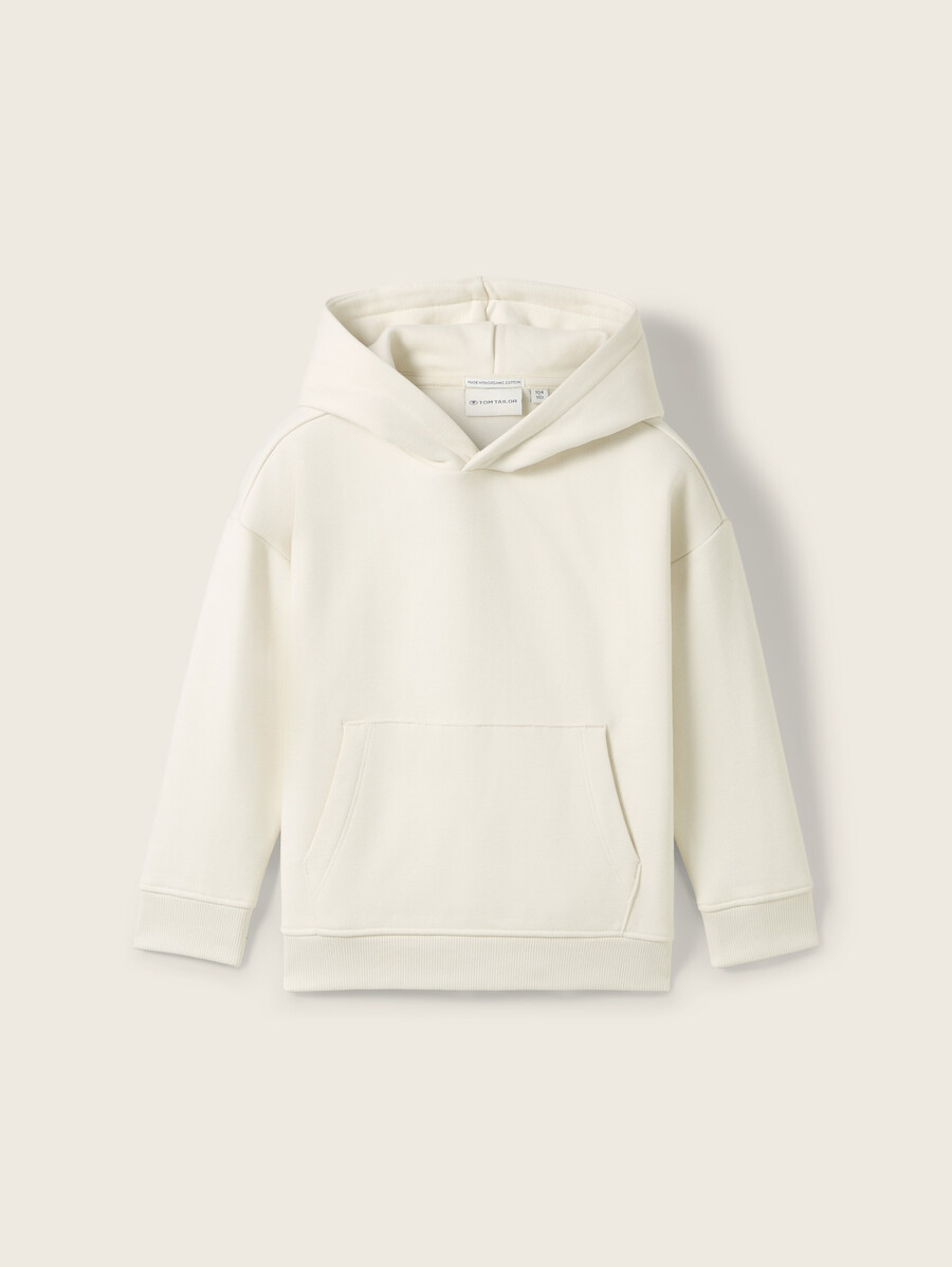 sudadera con capucha de gran tamaño con algodón orgánico