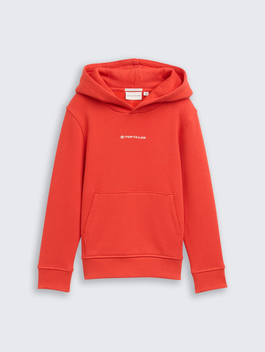 sudadera con capucha y estampado de logotipo