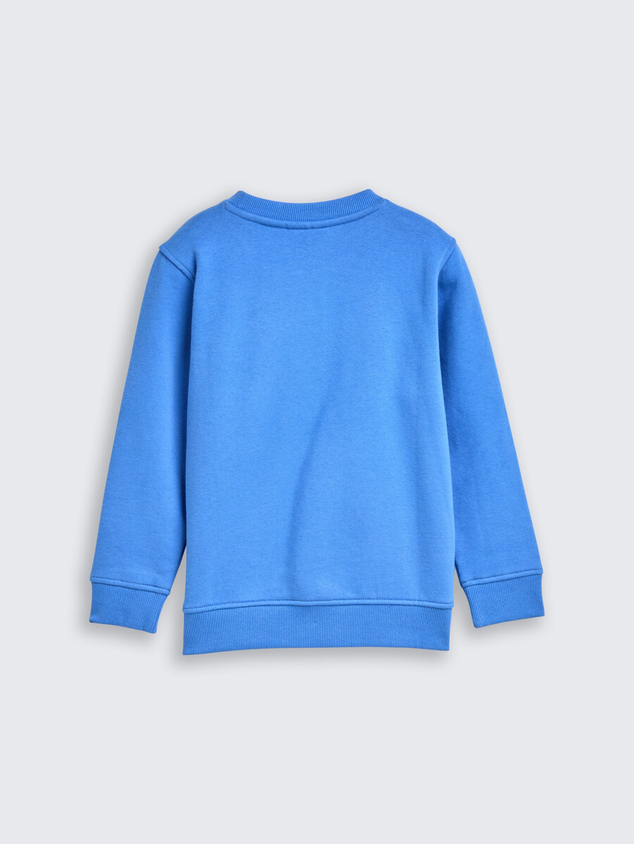 sudadera con estampado de motivos