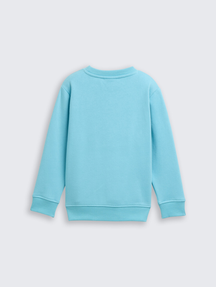 sudadera básica con estampado
