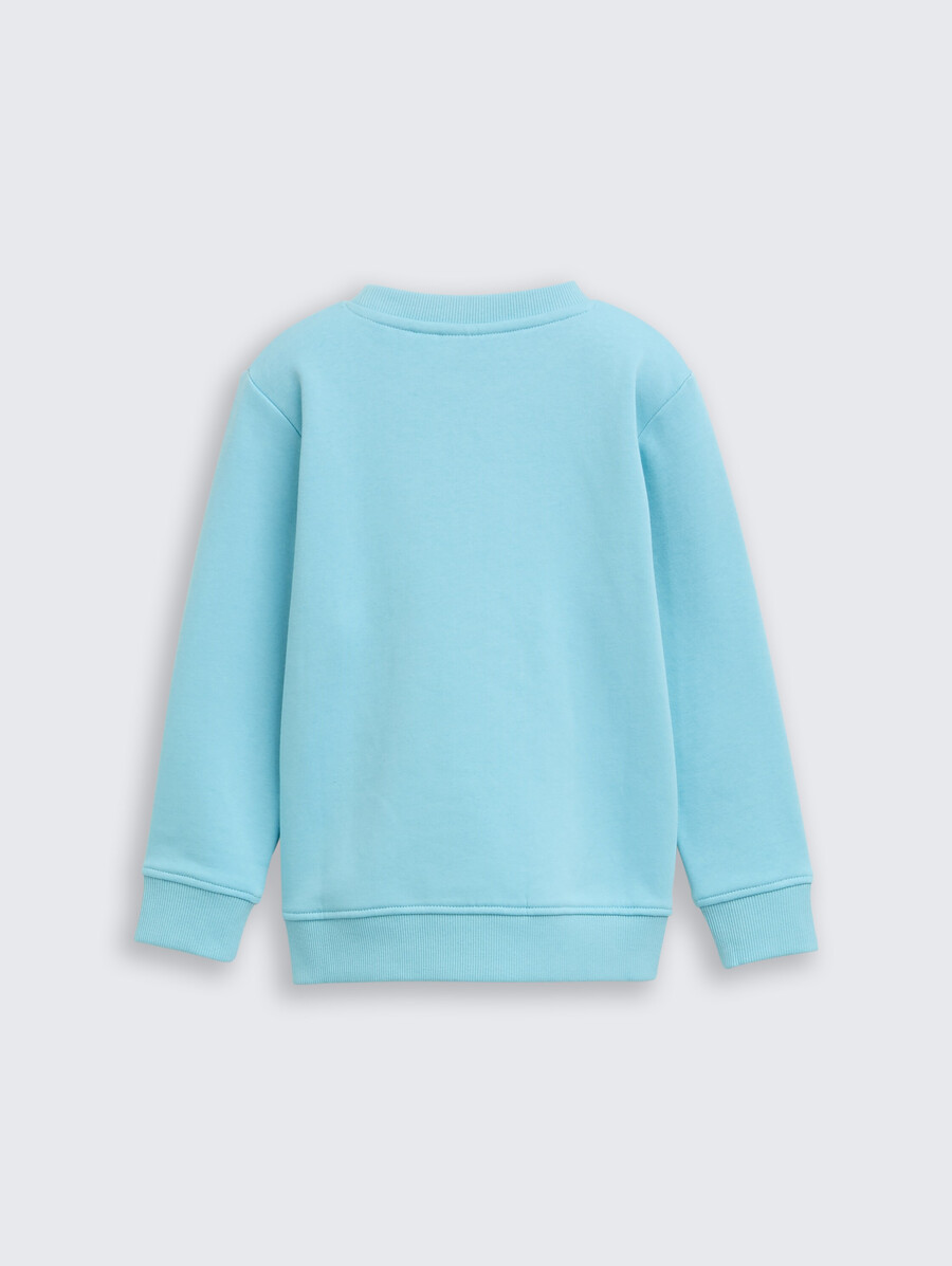 sudadera básica con estampado