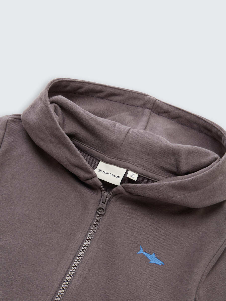 chaqueta sudadera con capucha básica