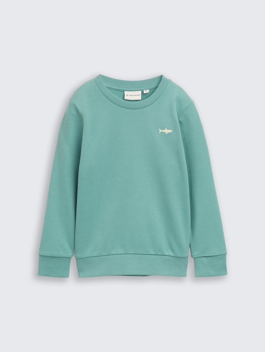 sudadera básica con estampado