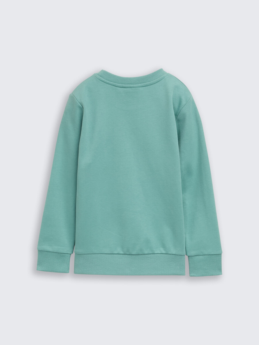 sudadera básica con estampado