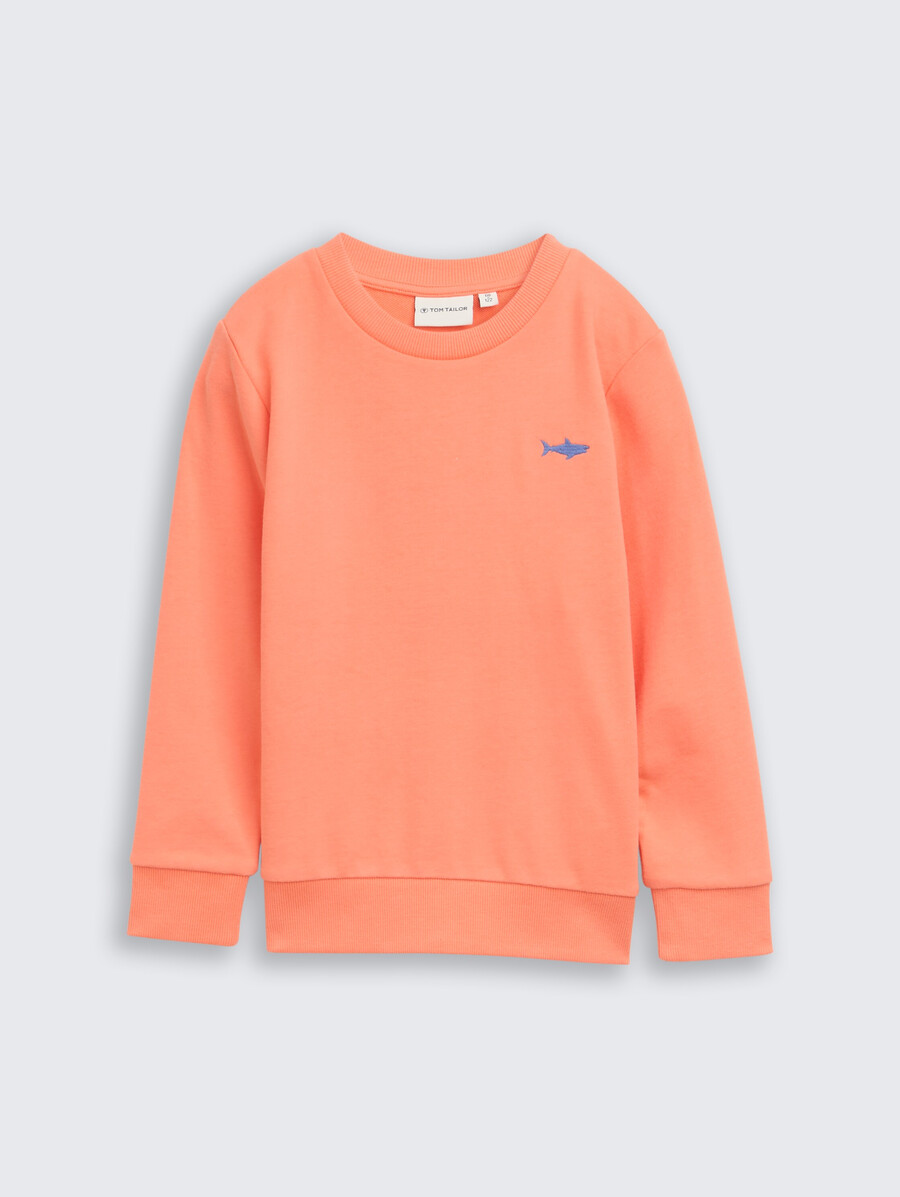 sudadera básica con estampado