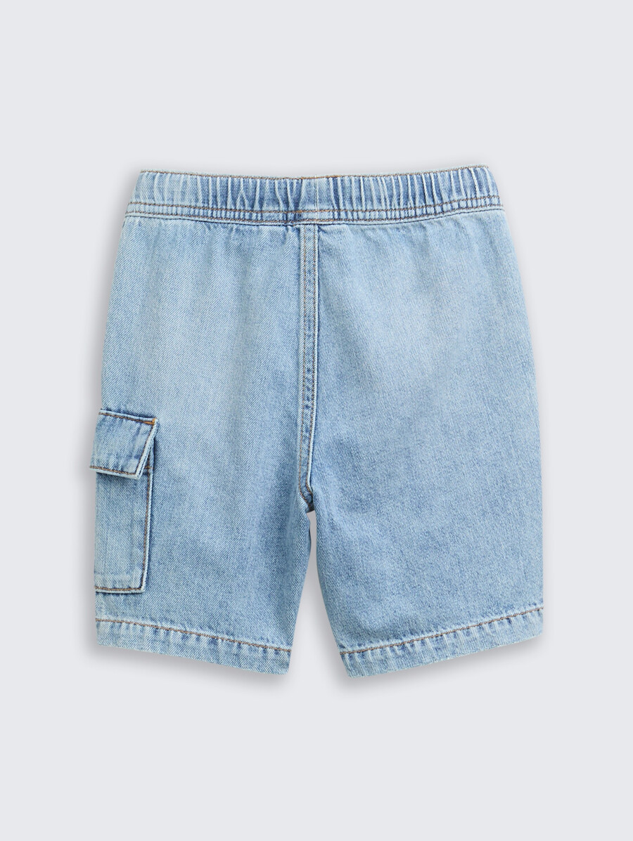 pantalones cortos de mezclilla con cordón