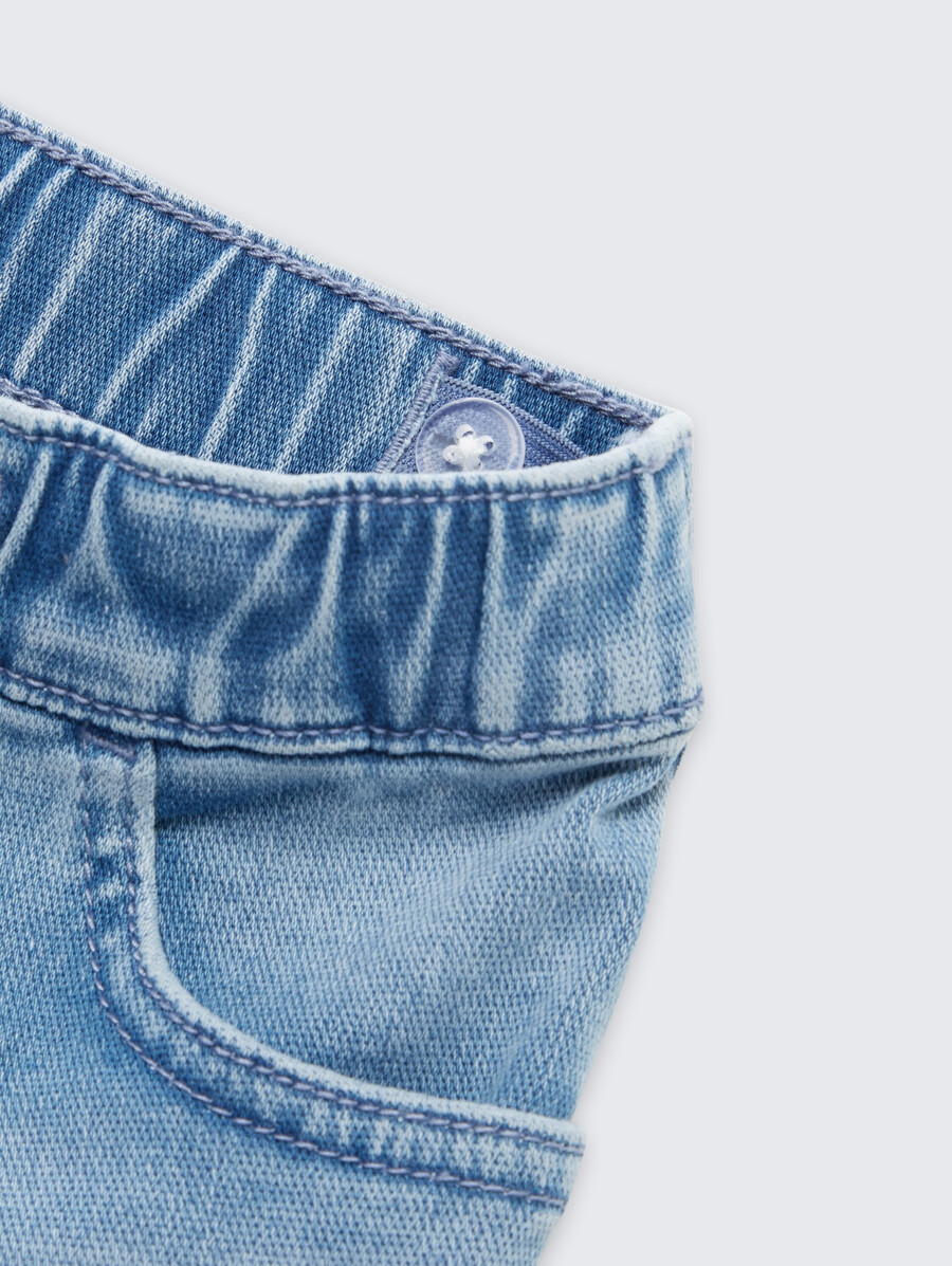 vaqueros jogger rectos con elástico
