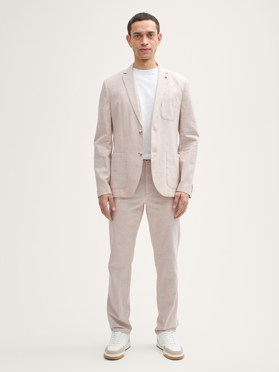 chaqueta con contenido de lino