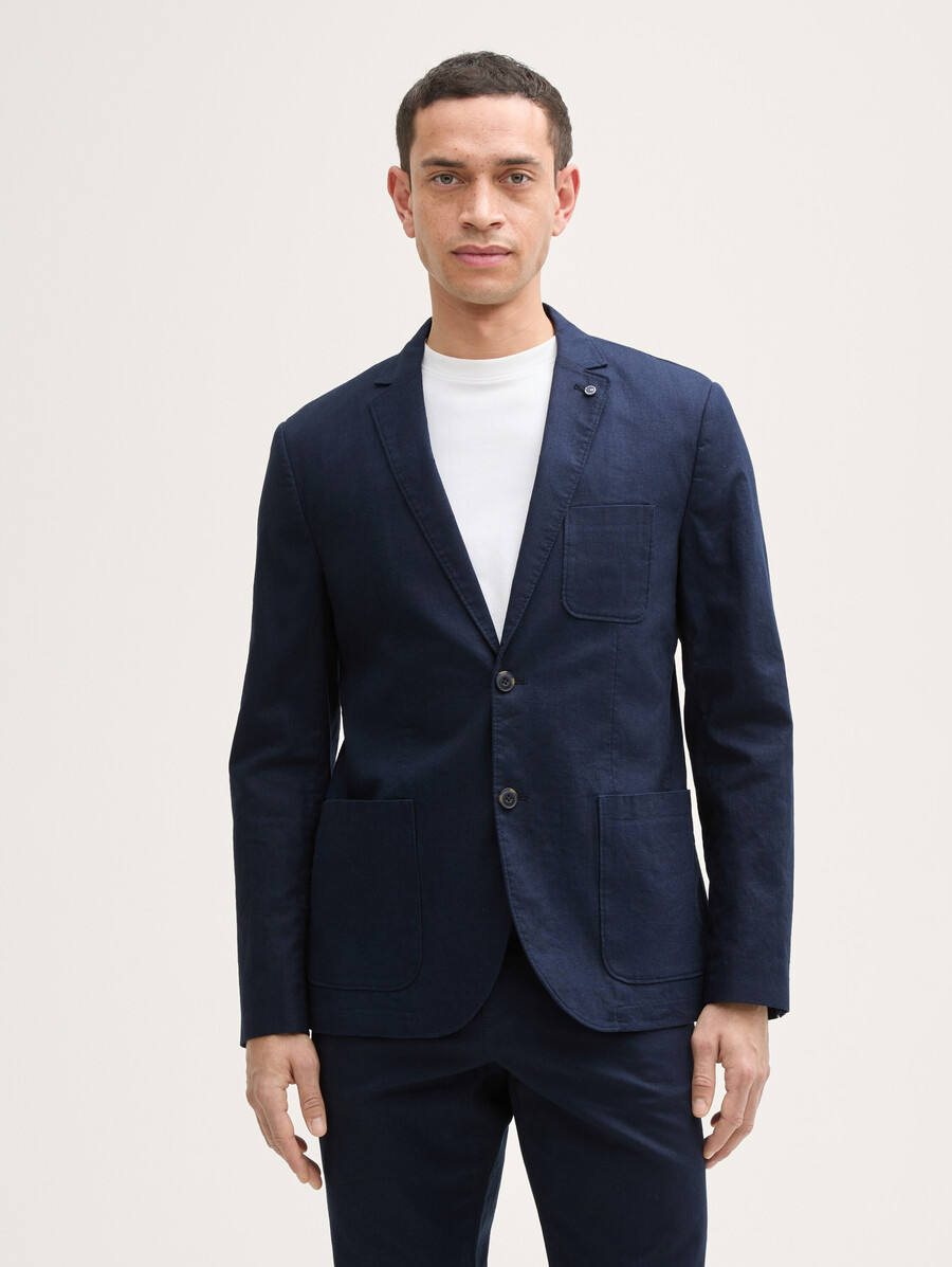 chaqueta con contenido de lino