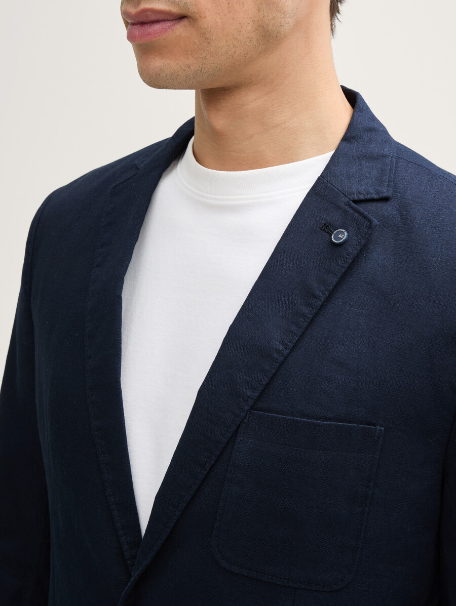 chaqueta con contenido de lino