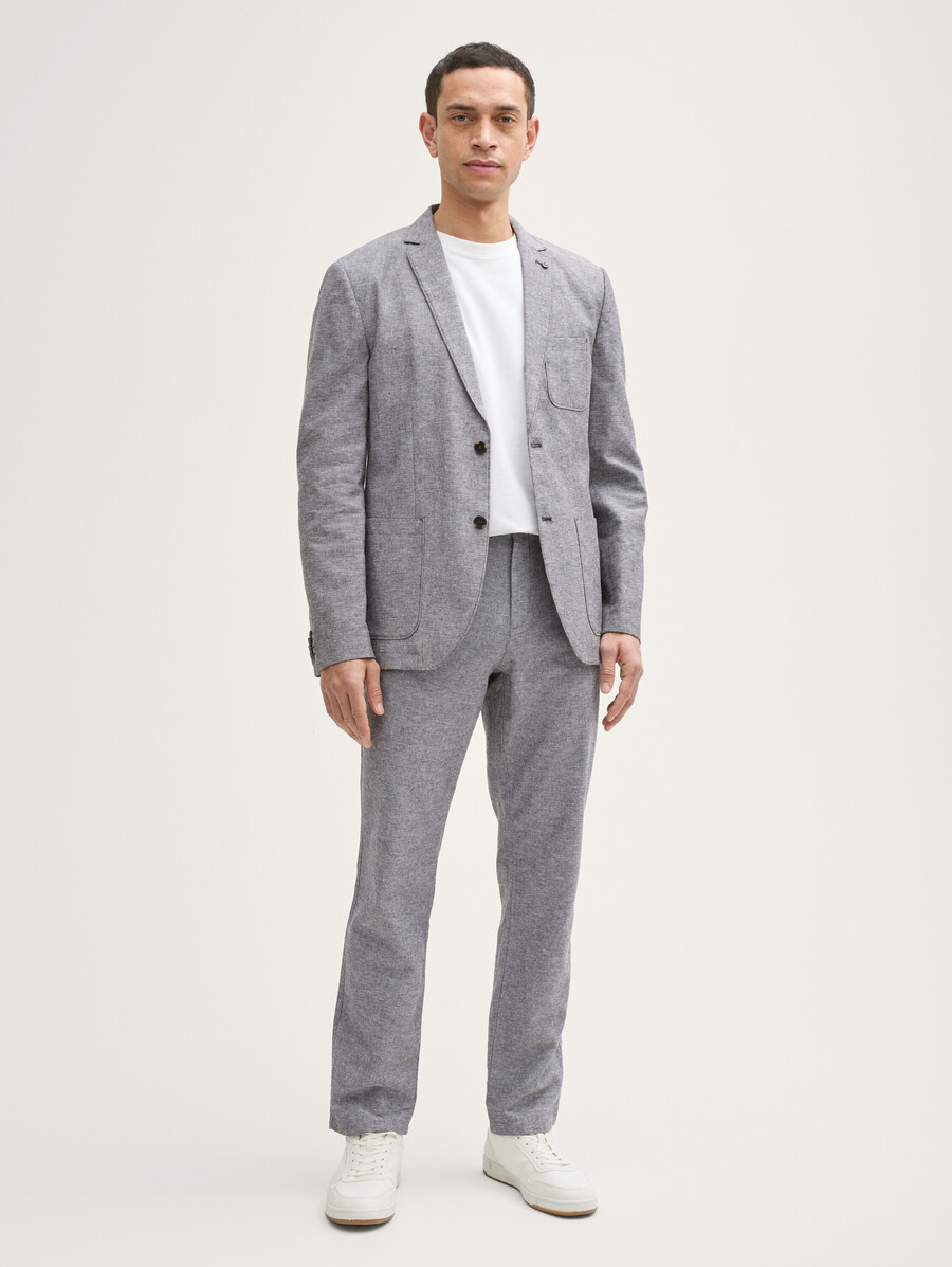 chaqueta con contenido de lino