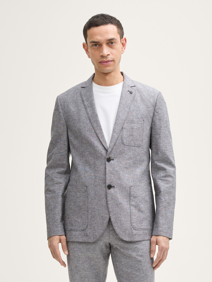 chaqueta con contenido de lino