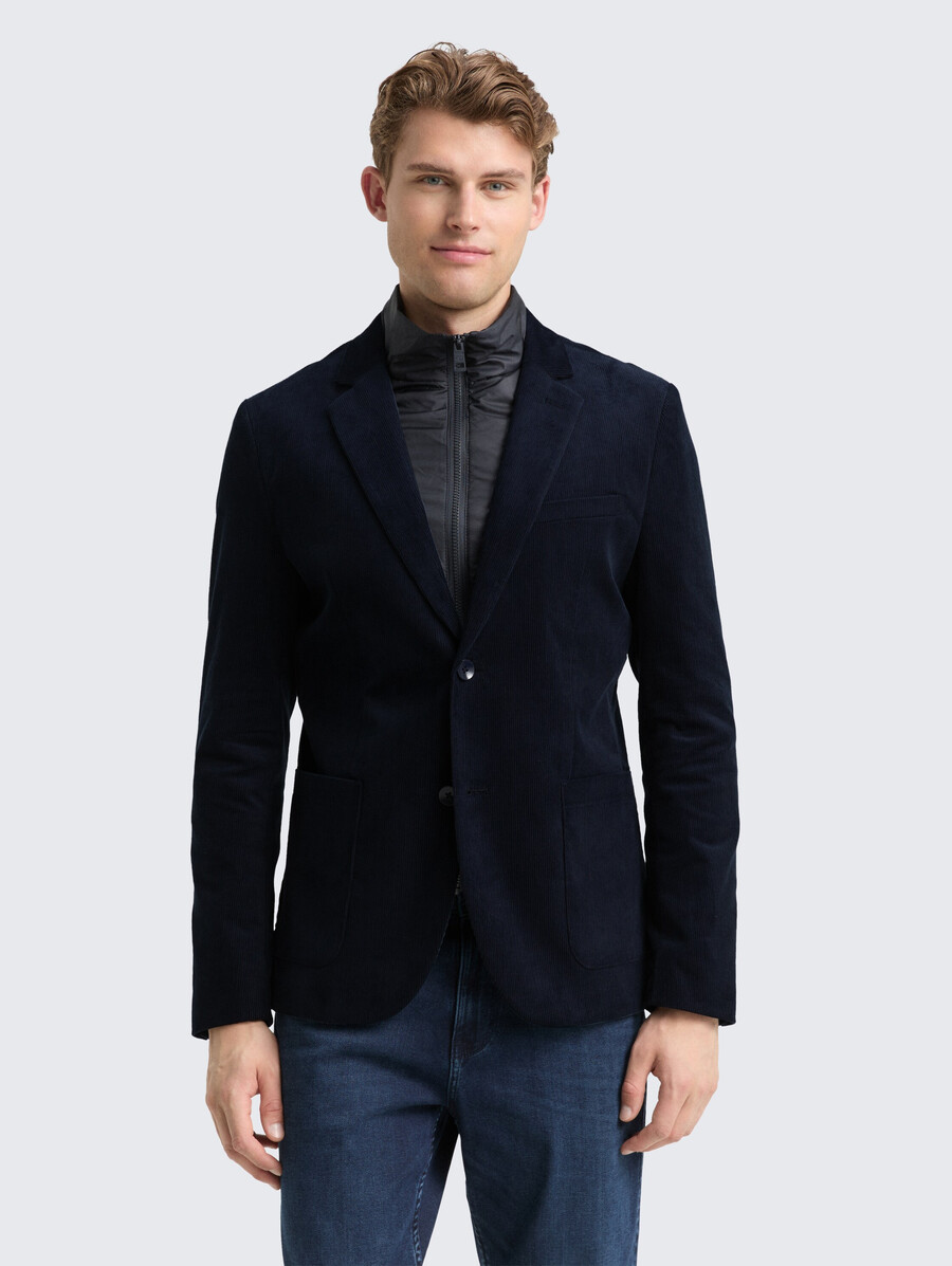 chaqueta de pana 2 en 1 con inserto extraíble