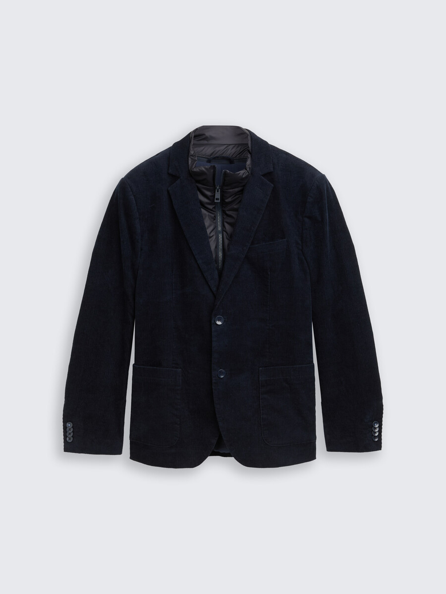 chaqueta de pana 2 en 1 con inserto extraíble