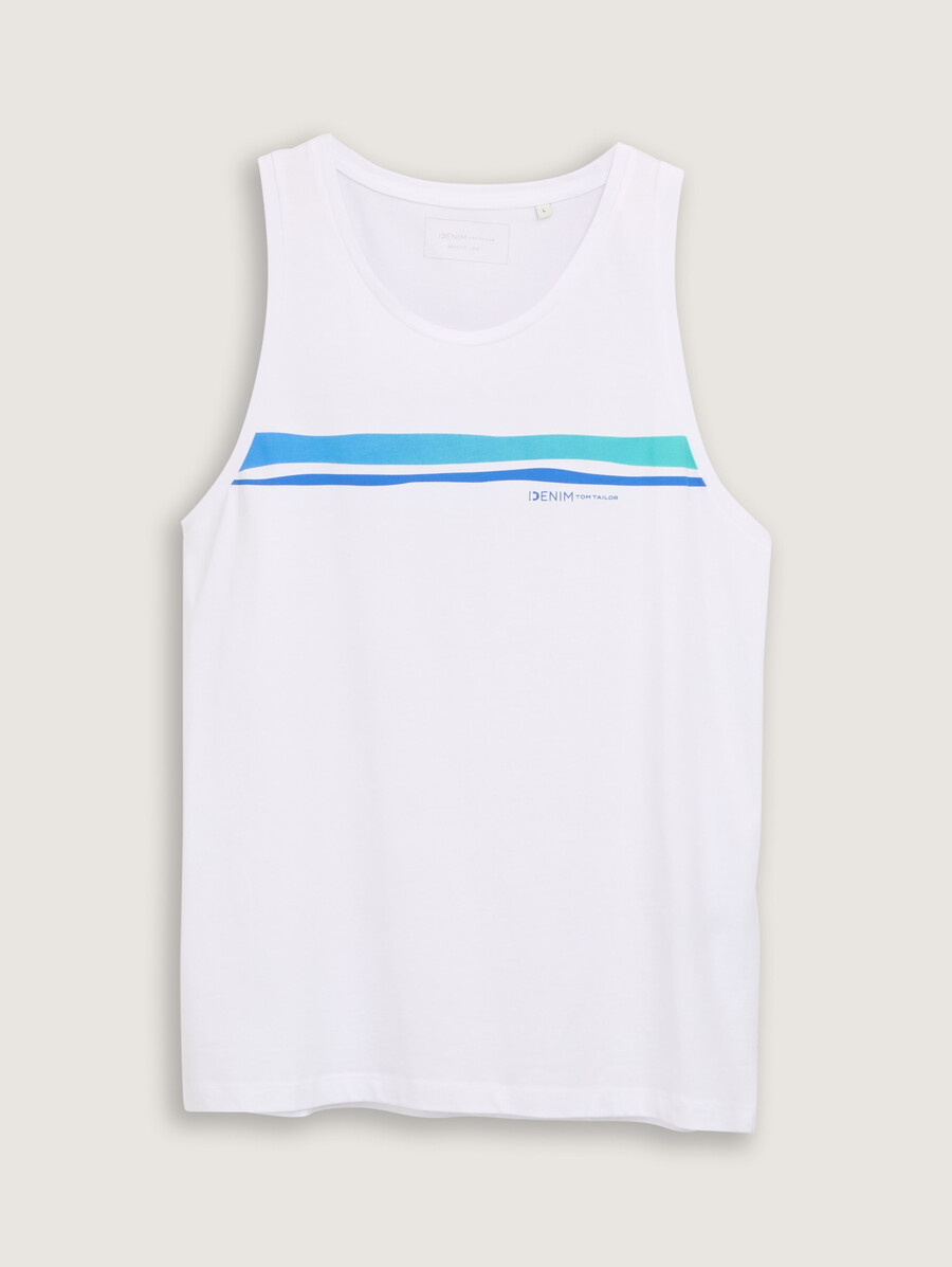 camiseta de tirantes con estampado