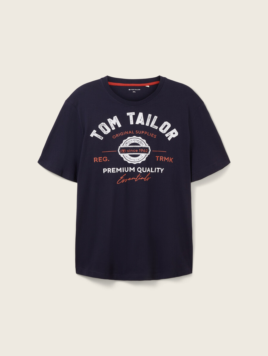 talla grande - camiseta con estampado de logotipo