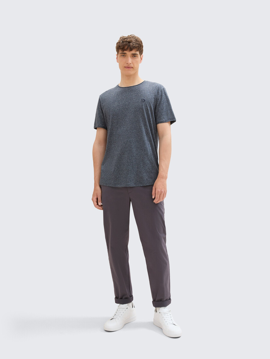 camiseta con look melange