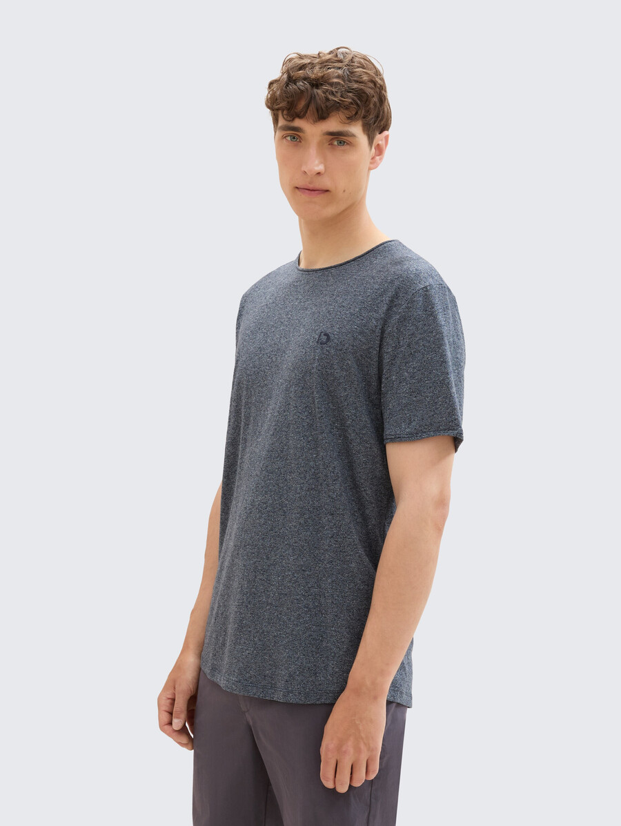 camiseta con look melange