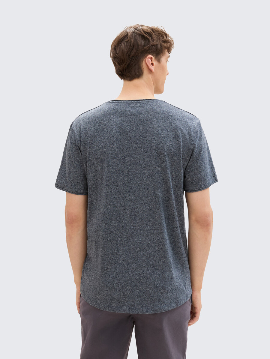 camiseta con look melange