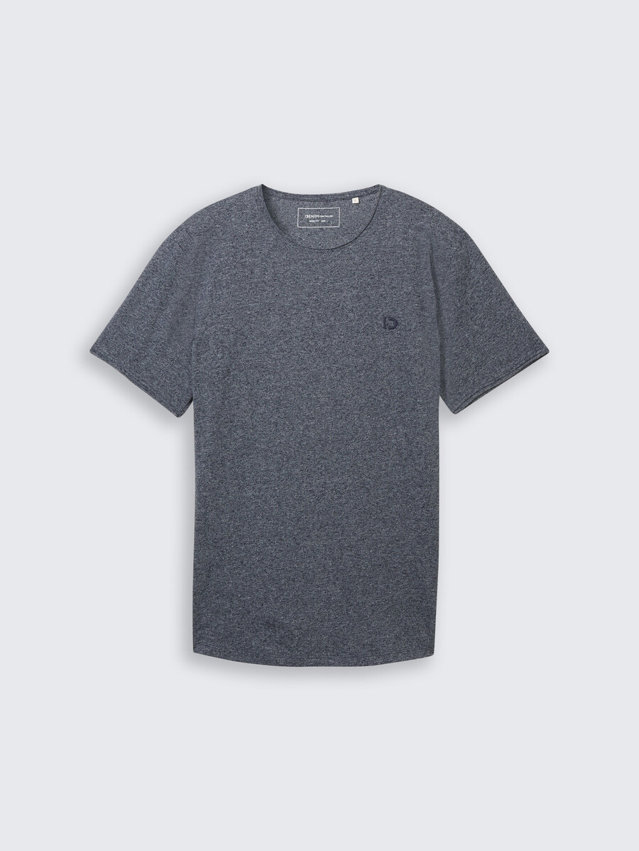 camiseta con look melange