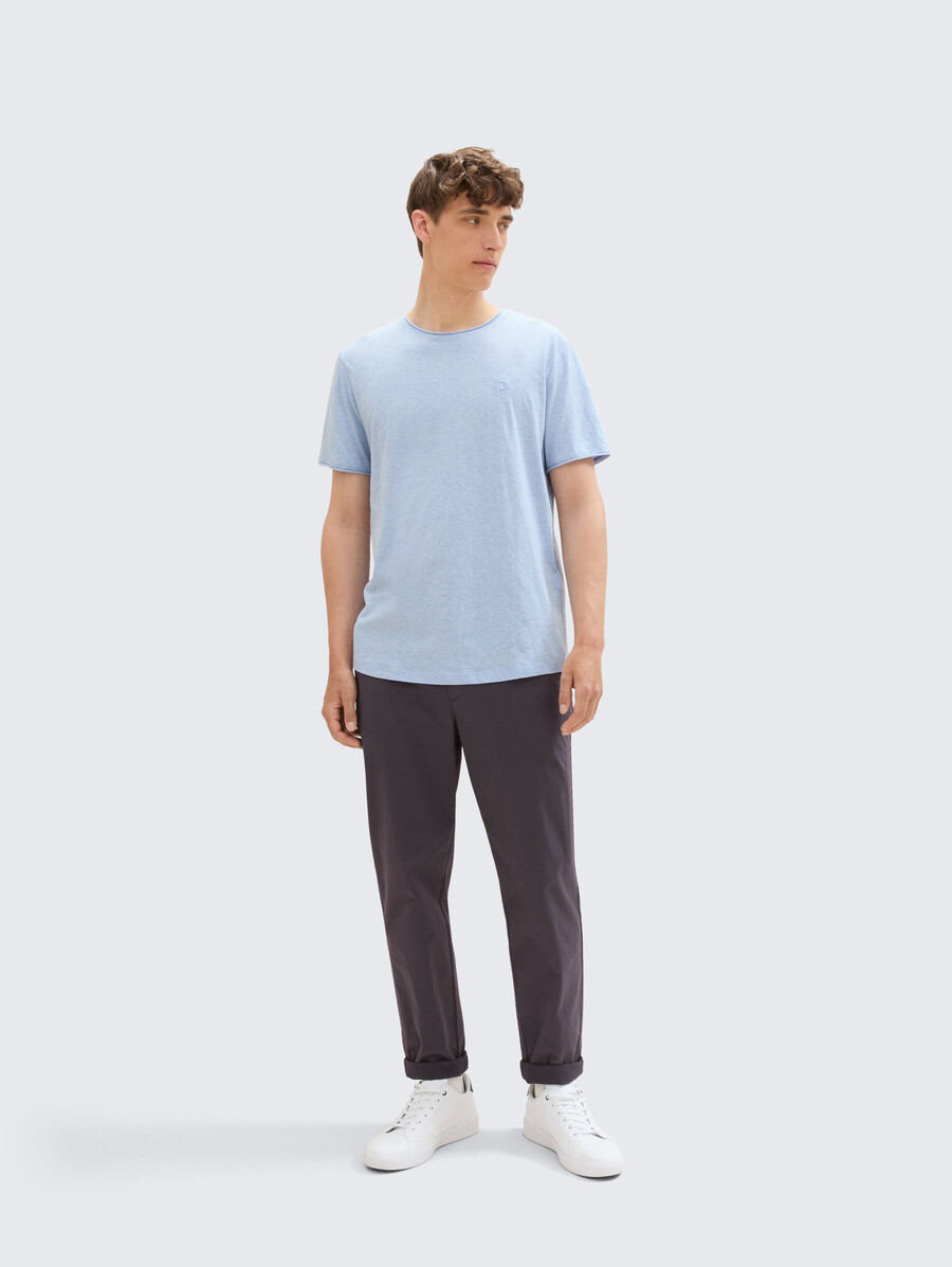 camiseta con look melange