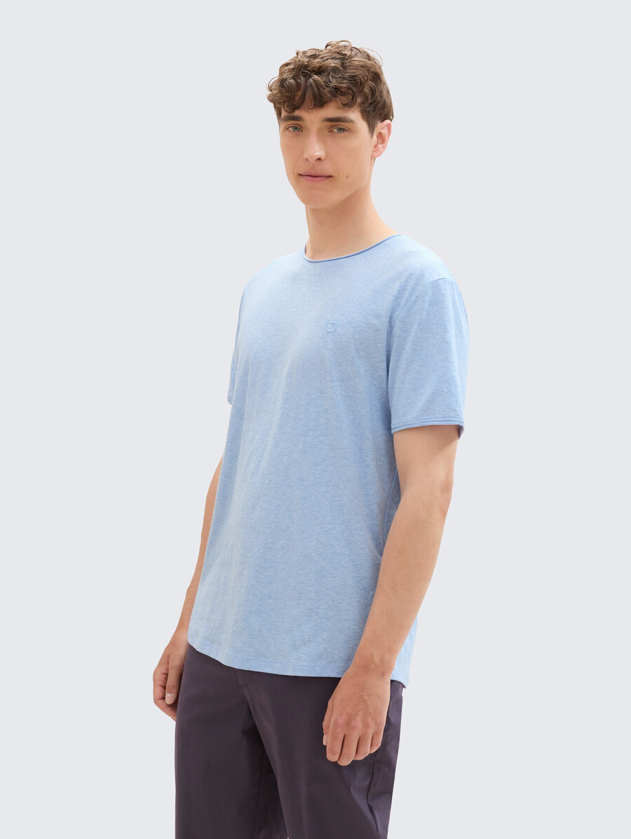 camiseta con look melange