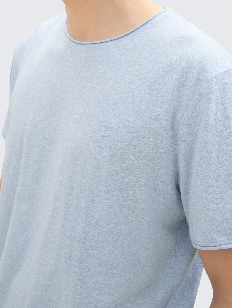 camiseta con look melange