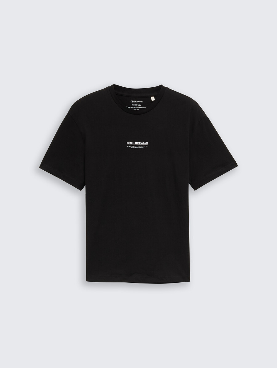 camiseta de algodón de corte relajado
