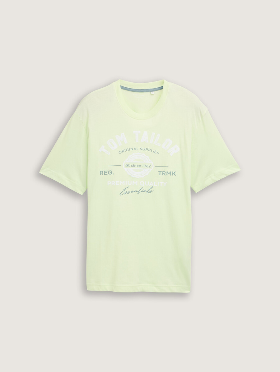 camiseta con estampado de logotipo