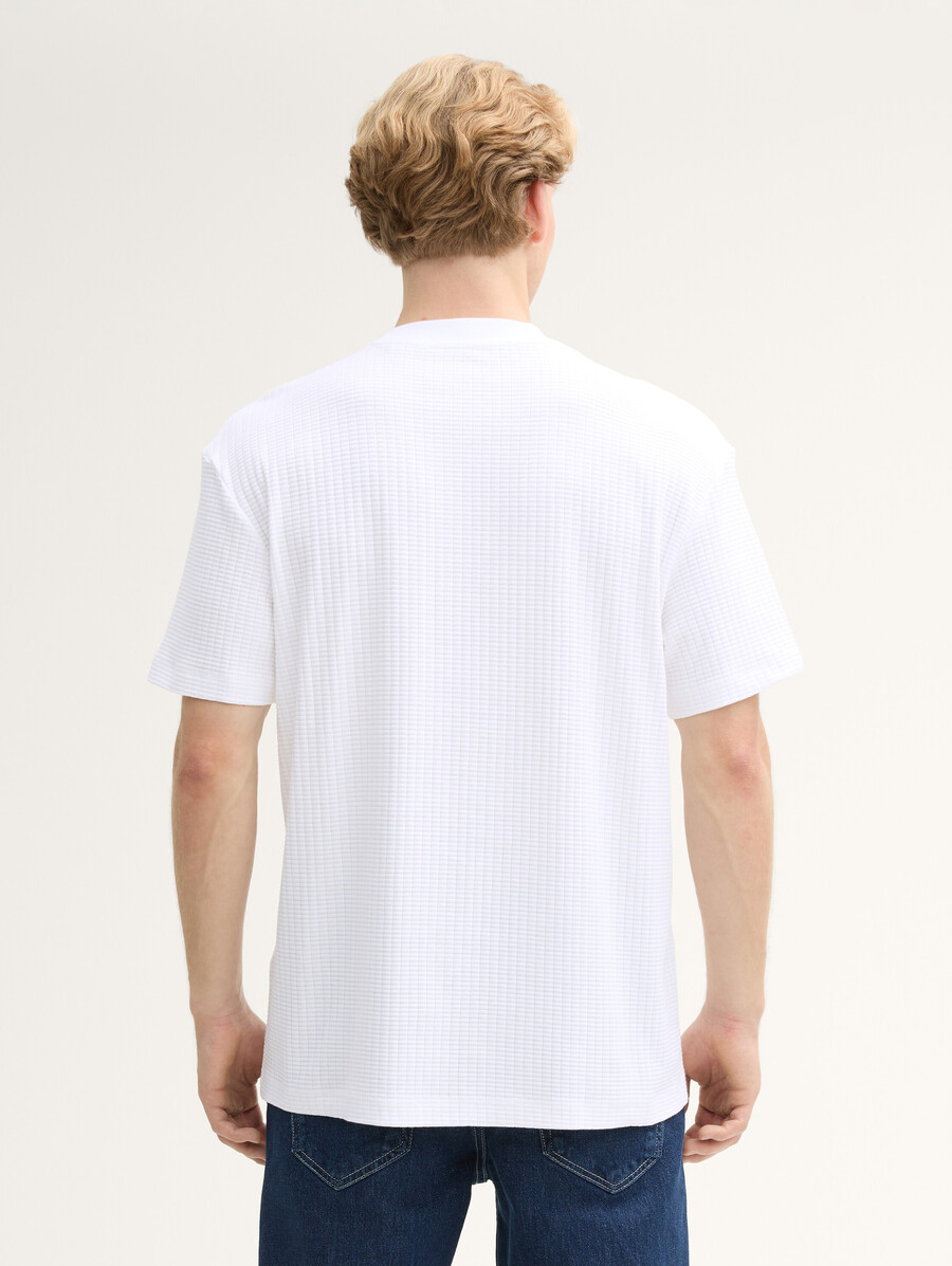camiseta de corte relajado con bolsillo en el pecho