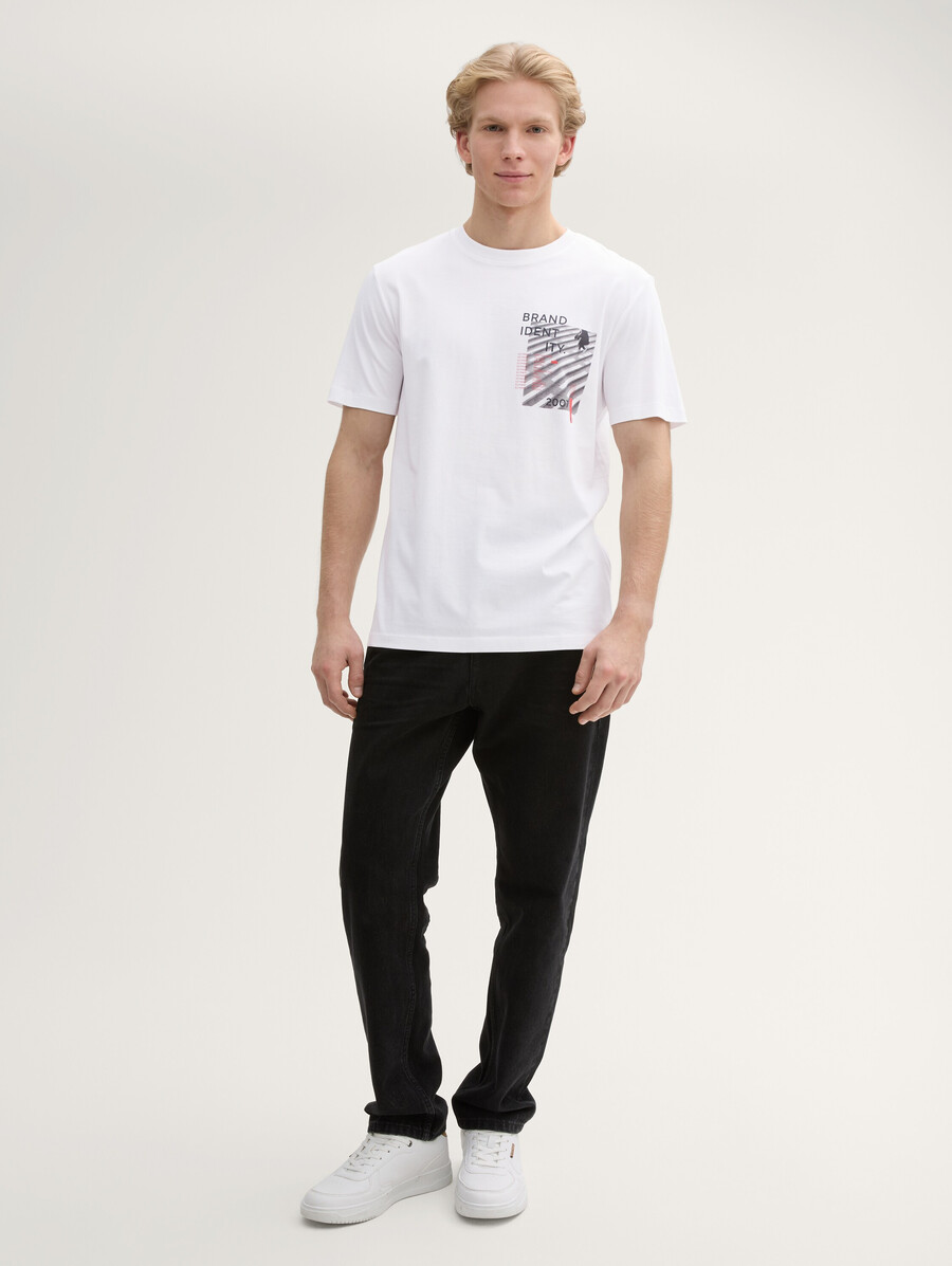 camiseta con estampado fotográfico