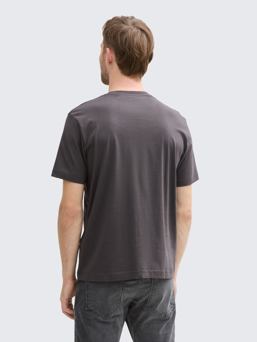 camiseta de algodón con estampado de logotipo
