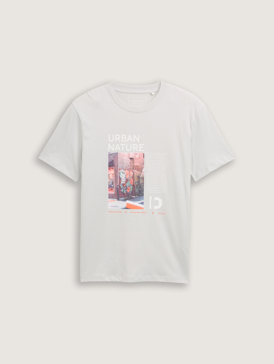 camiseta con estampado fotográfico
