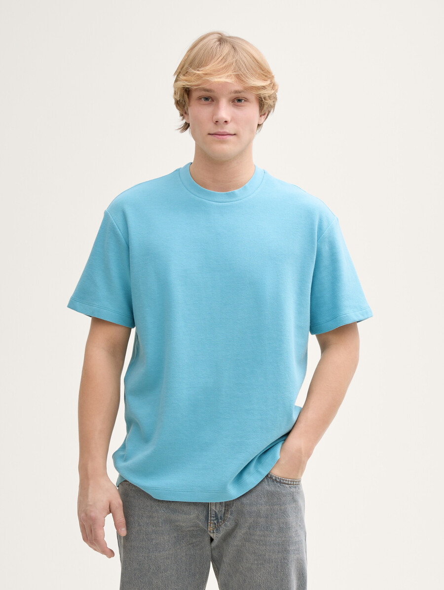 camiseta de algodón de corte relajado