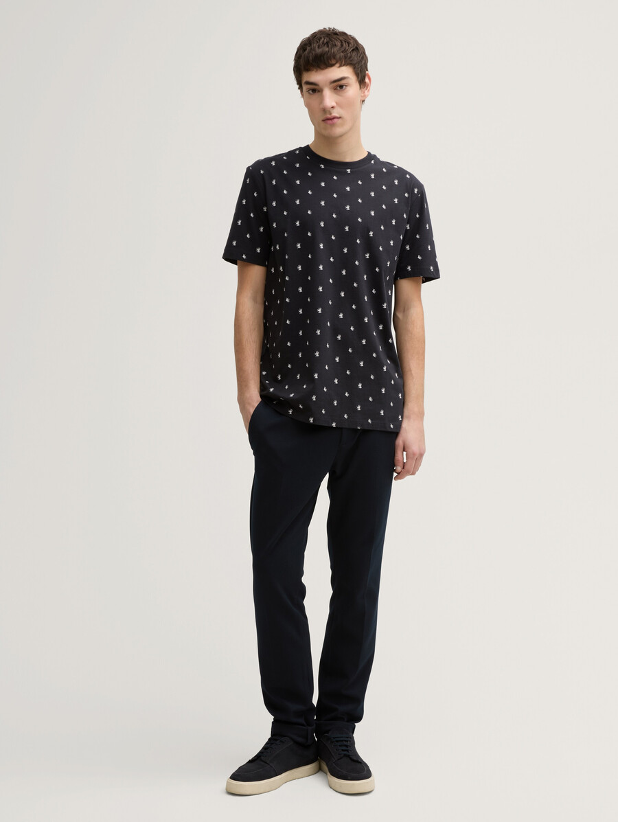 camiseta de algodón con estampado integral