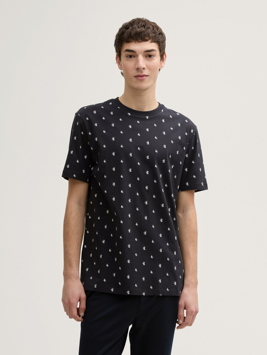 camiseta de algodón con estampado integral