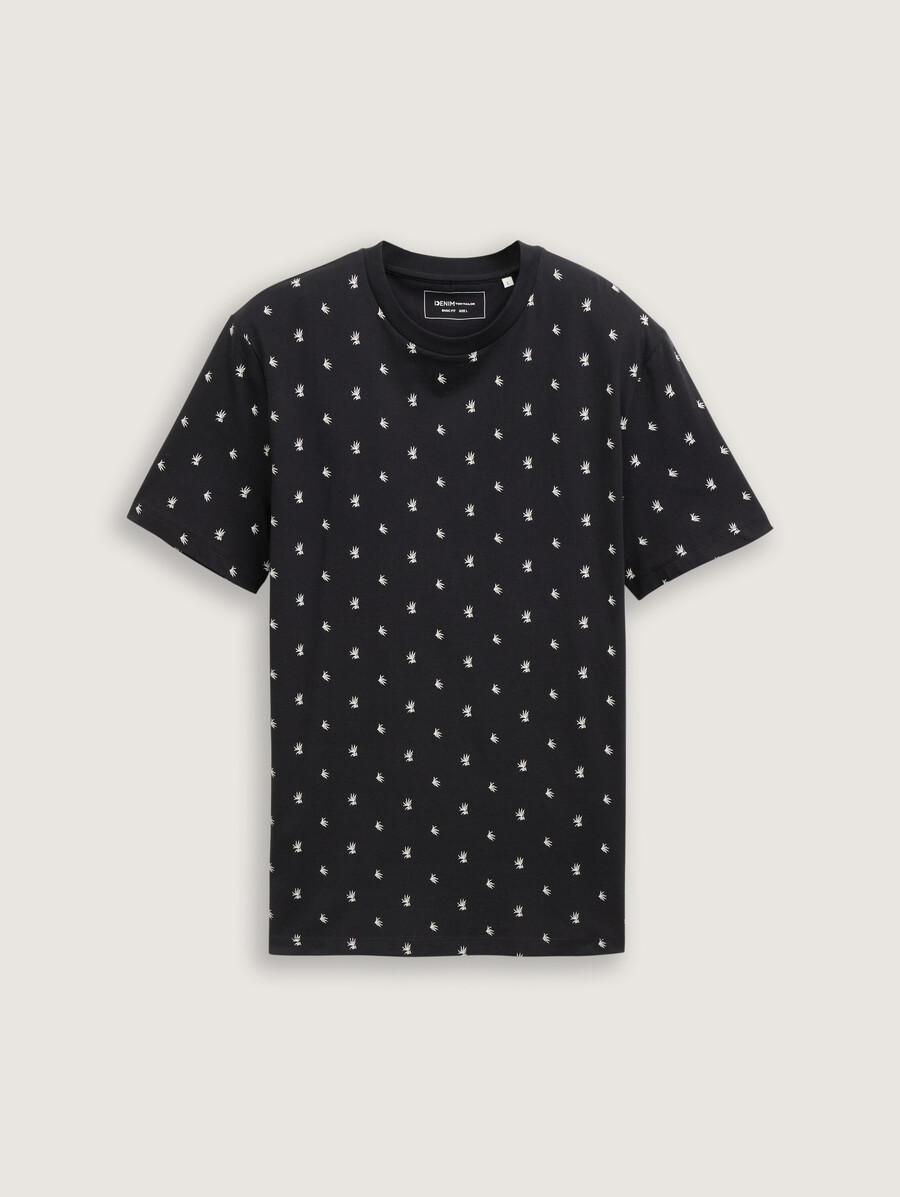 camiseta de algodón con estampado integral