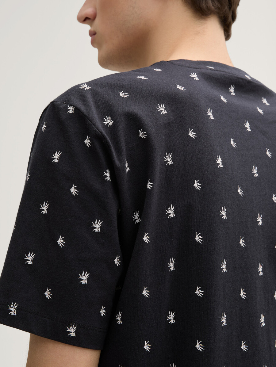 camiseta de algodón con estampado integral