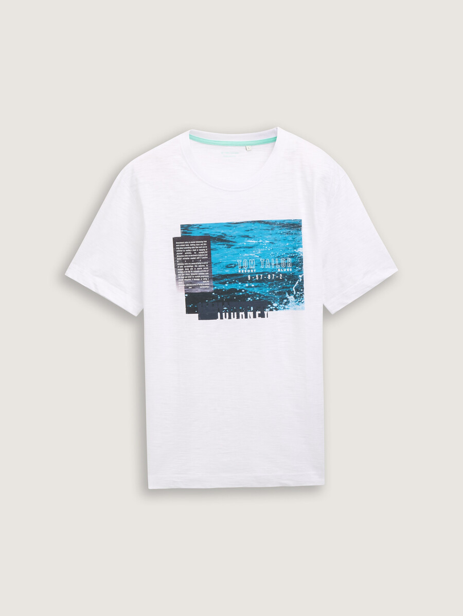 camiseta con estampado fotográfico