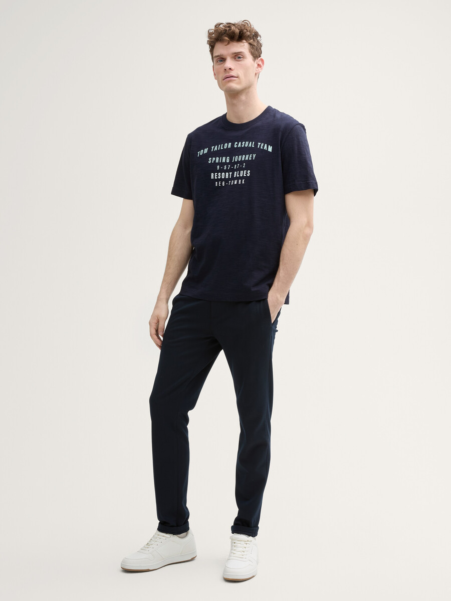 camiseta de algodón con estampado