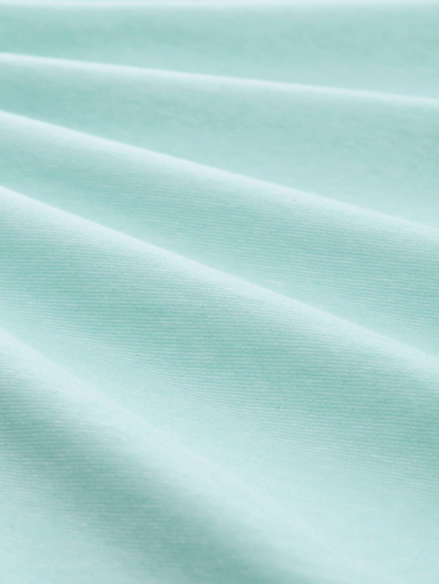 camiseta de algodón henley