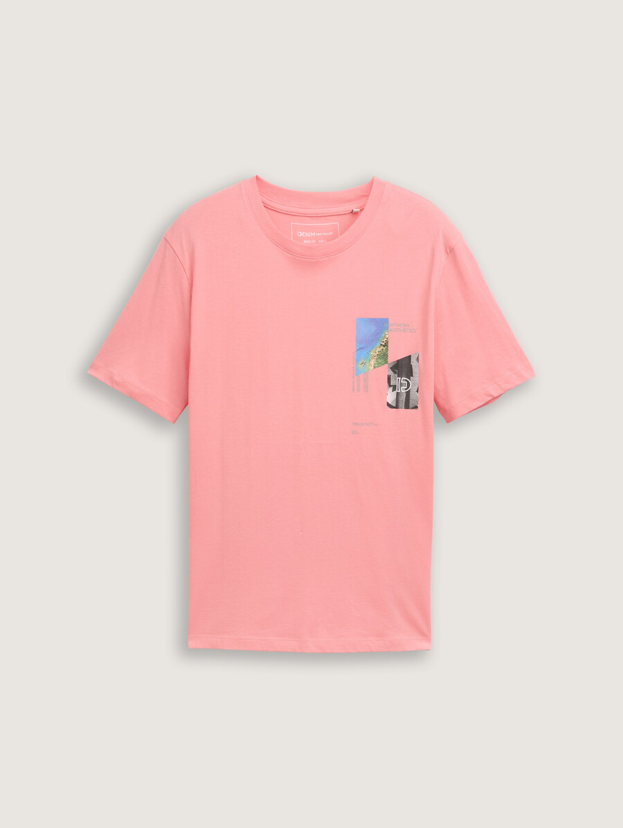 camiseta con estampado fotográfico