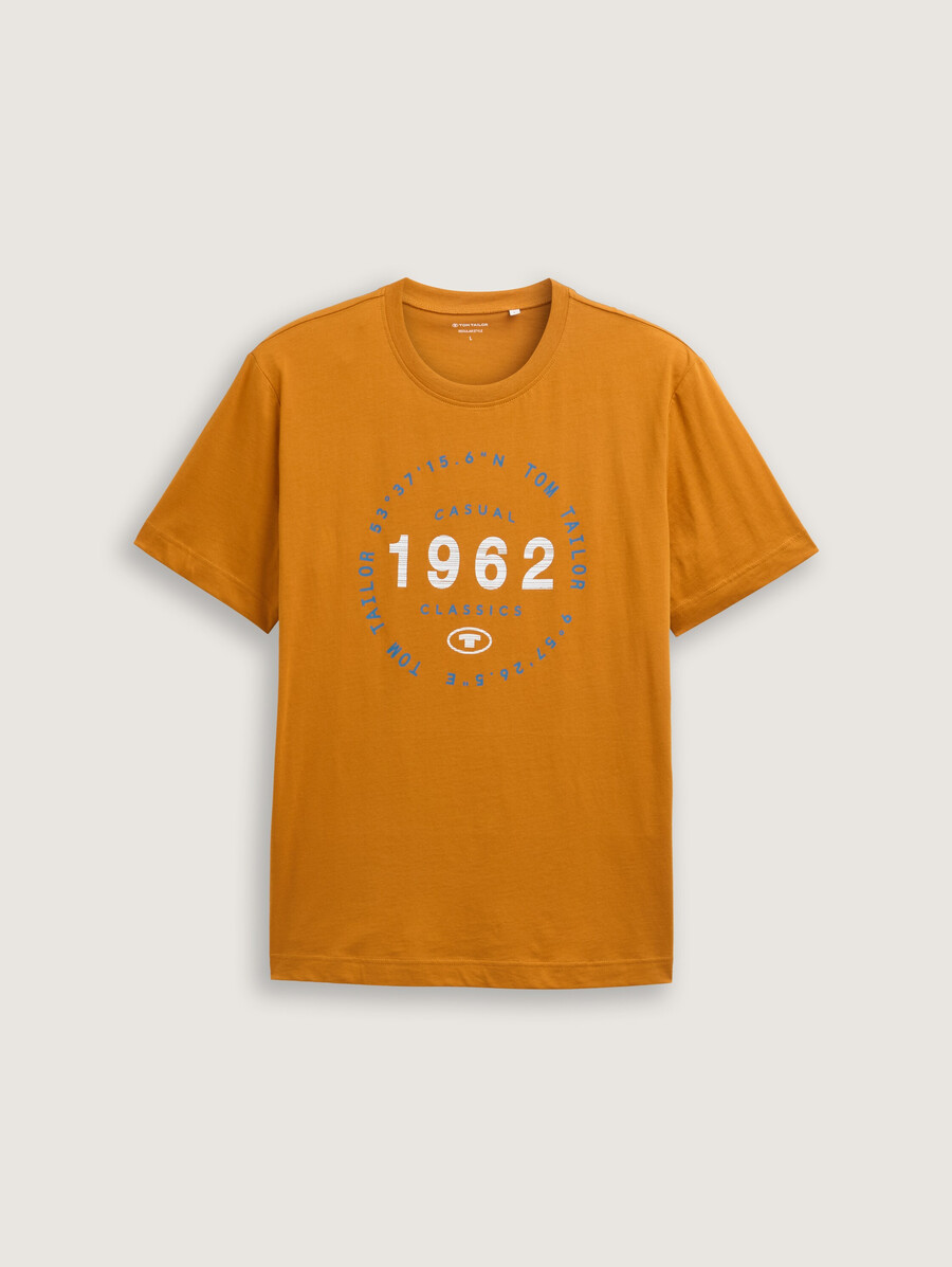 camiseta con estampado de logotipo