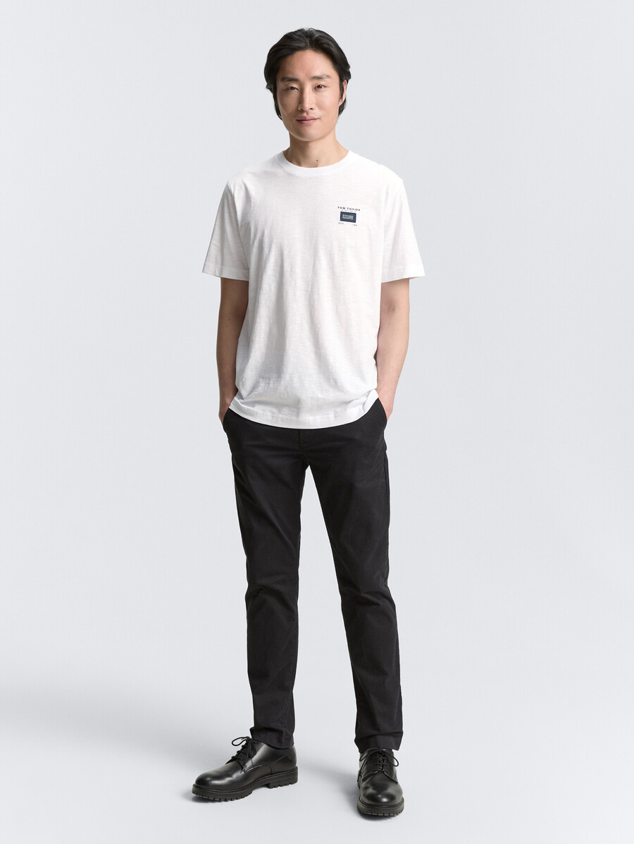 camiseta básica con look melange