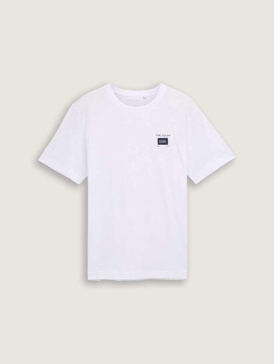 camiseta básica con look melange