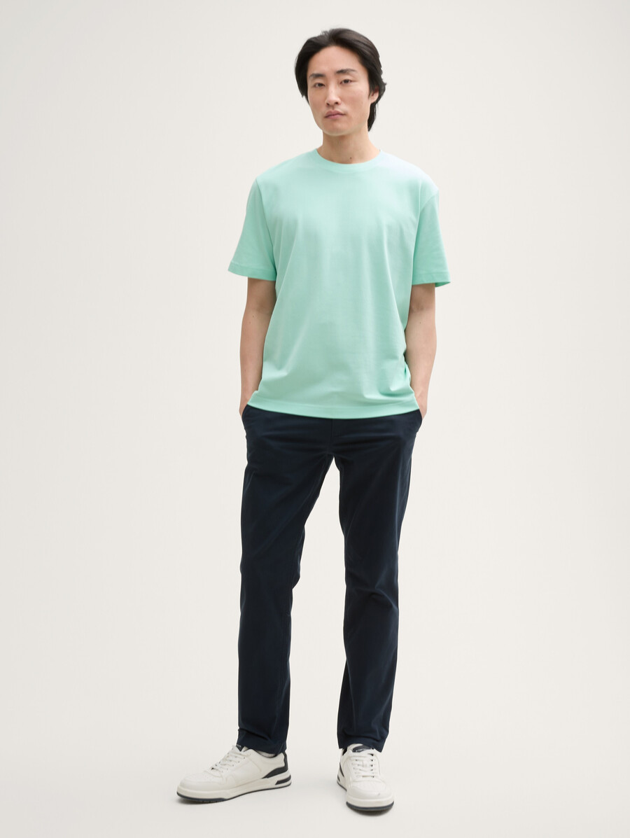 camiseta con textura de piqué