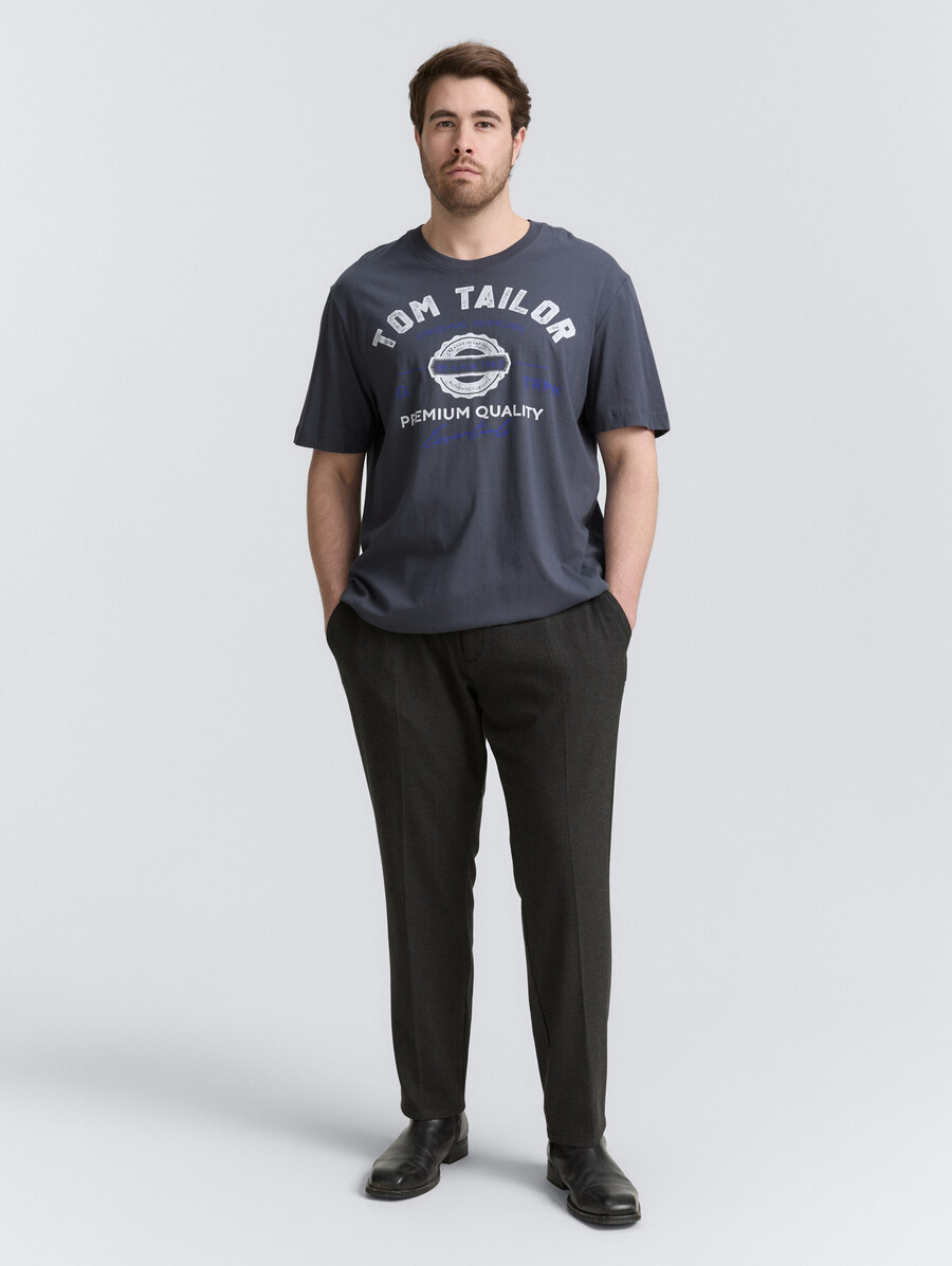 talla grande - camiseta con estampado de logotipo